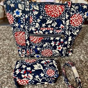 Vera Bradley Red White & Blossoms